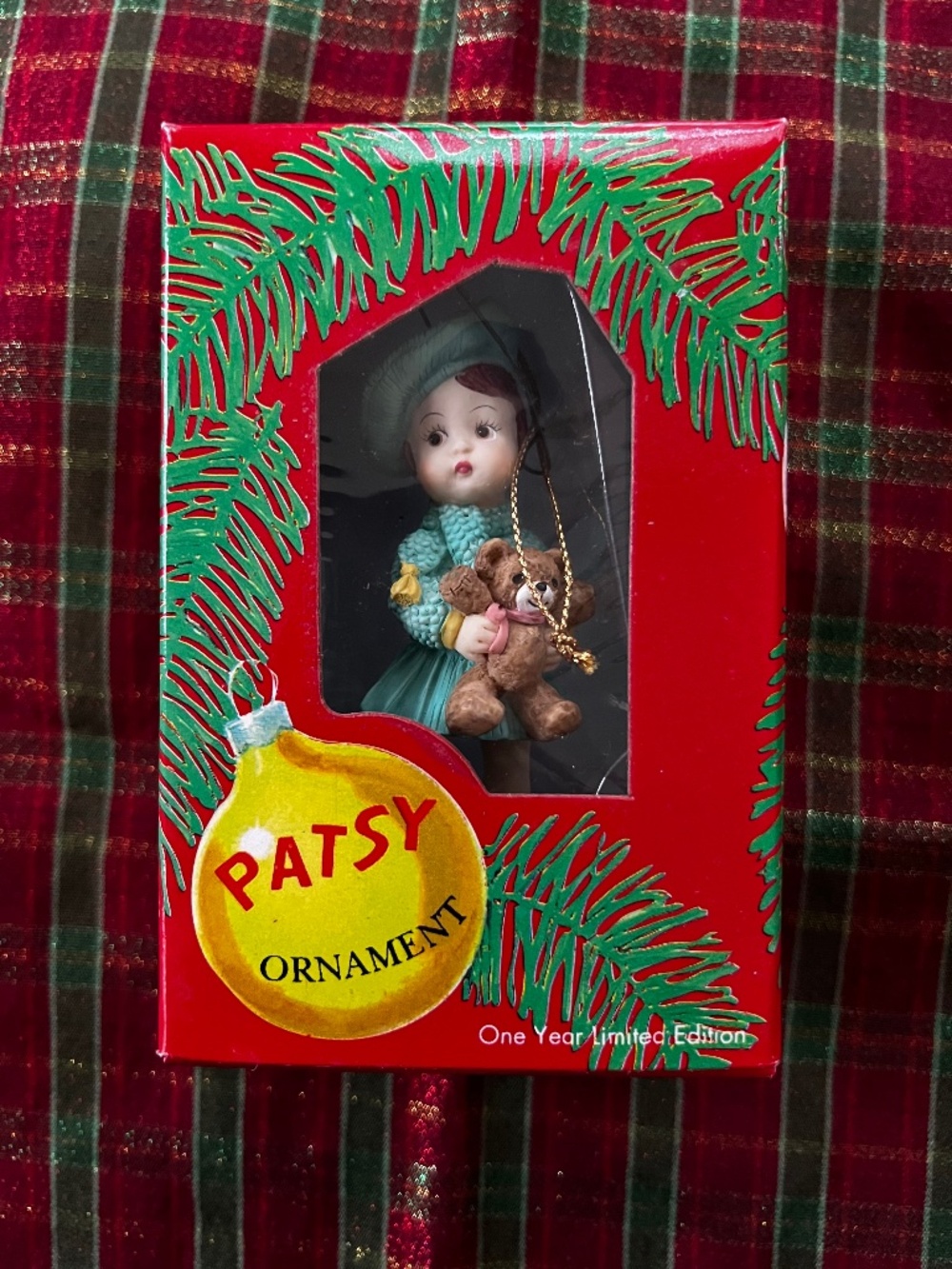 EFFANBEE DOLL COMPANY Christmas Ornament Series, “Patsy”, 1996.